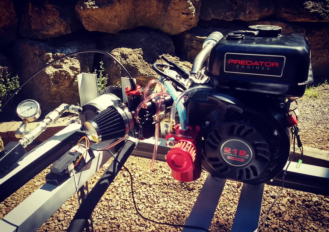 How to make a small engine Kart Dyno Me Going Fast