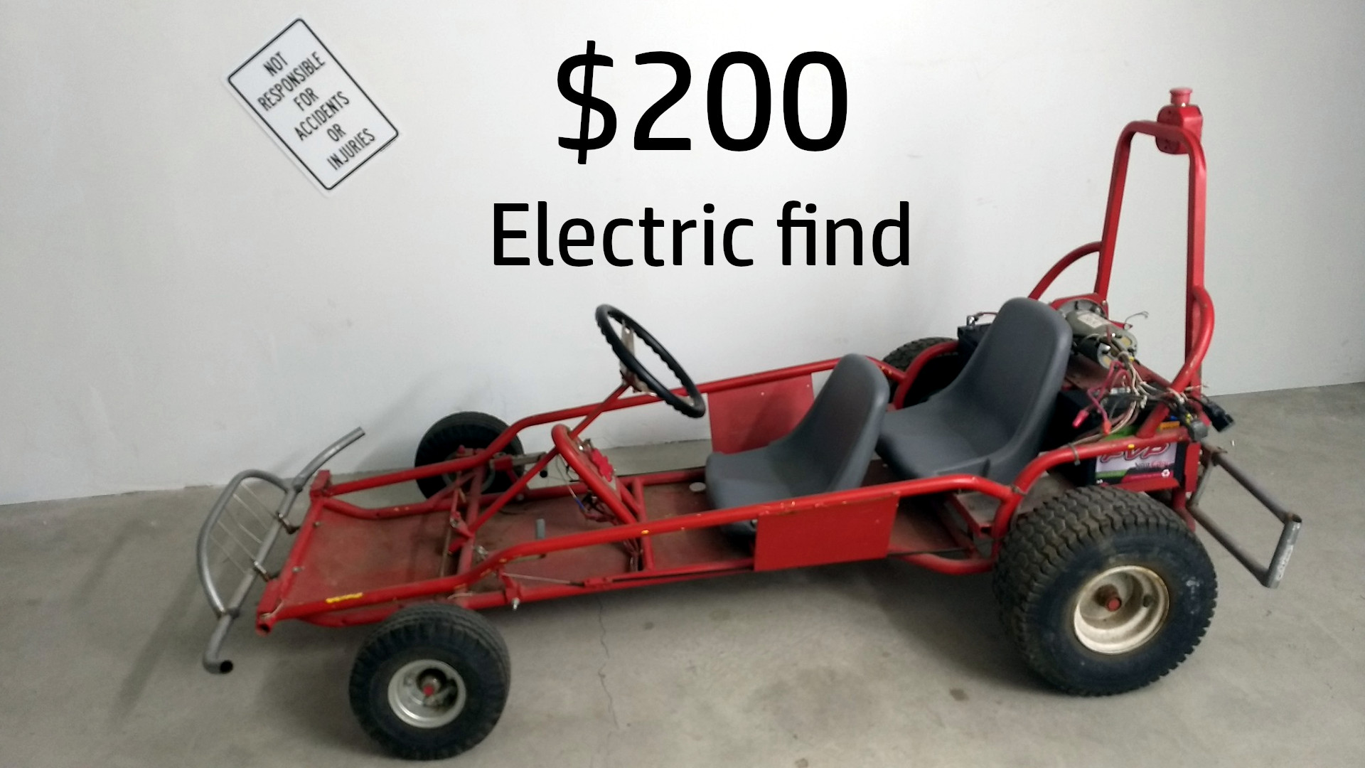 You are currently viewing $200 kids electric GO KART!