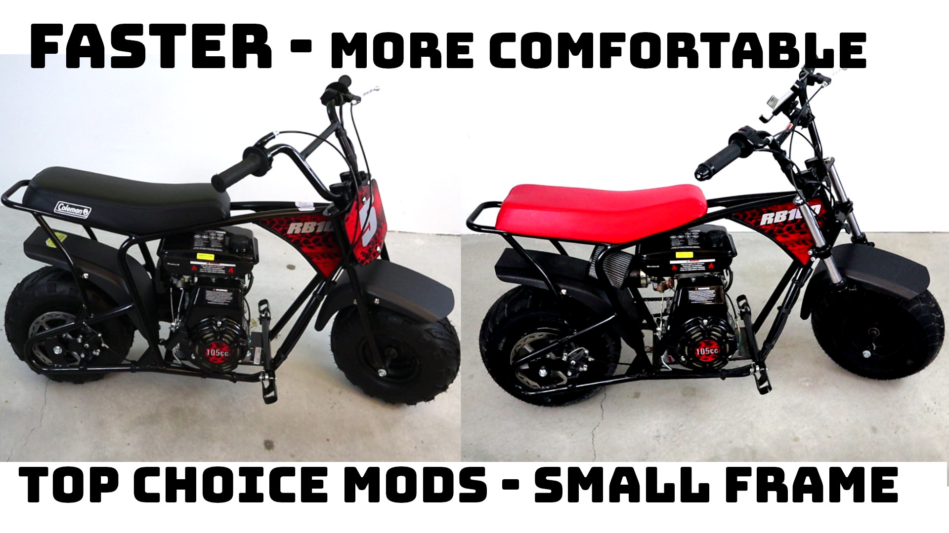 Read more about the article Kids mini bike performance and comfort mods and accessories